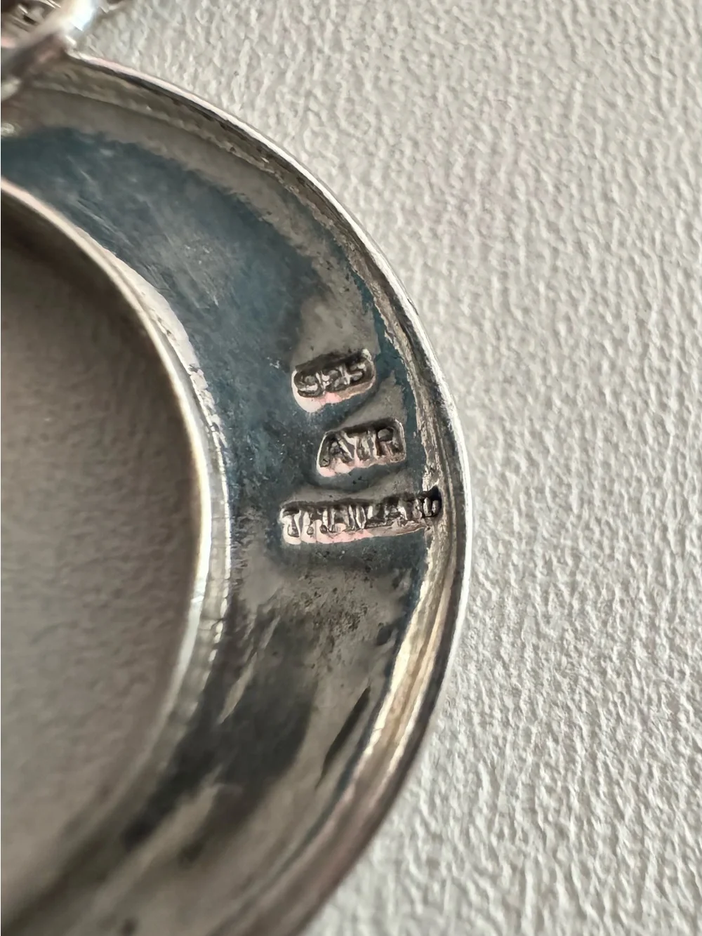 I Love You to the Moon and Back 925 Crescent Moon with 14k Heart (w/diamond)